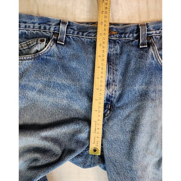 Diamond Gusset Mens Work Jeans Straight Leg 38x 31 Made in USA - Picture 5 of 16